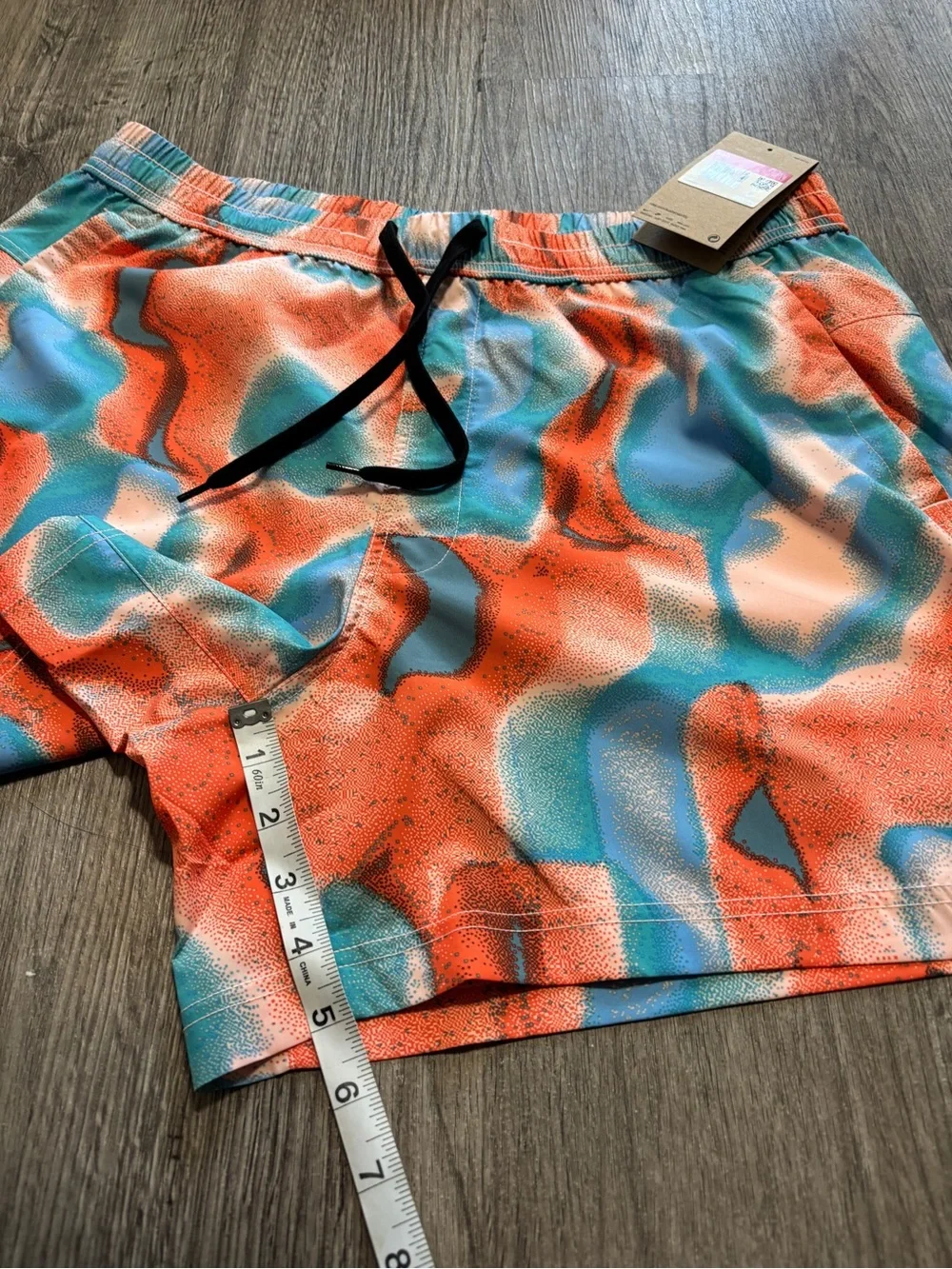 Nike Shorts Multifuncional Printed Men’s Size L Blue Orange lightweight - Picture 10 of 11